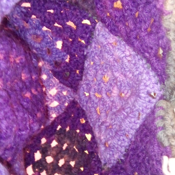 Crochet Purples 💜 Handbag - Picture 5 of 5